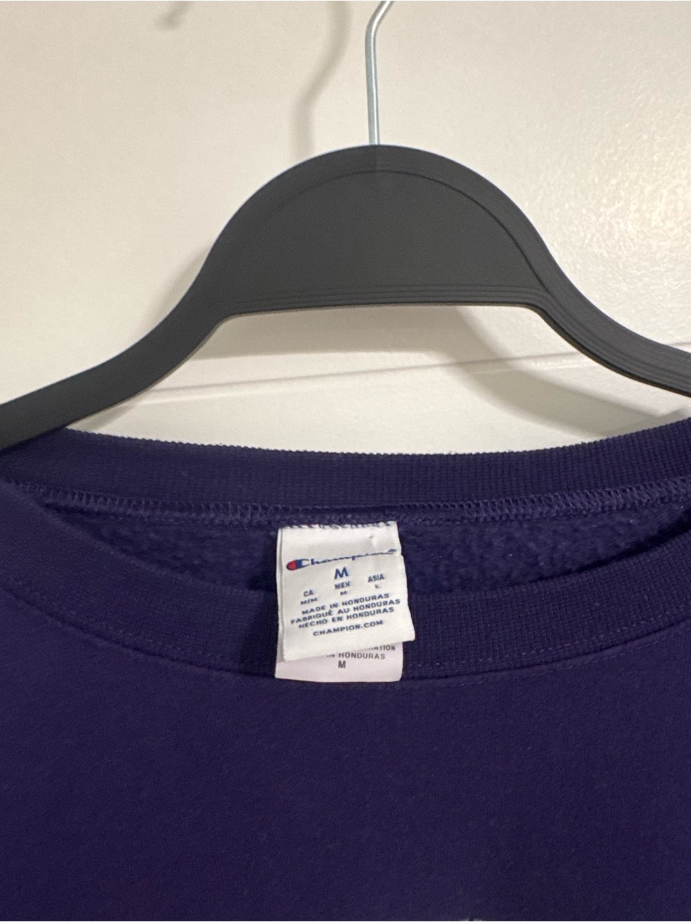 Northwestern University Champion Purple Crewneck Sweatshirt - Picture 2 of 2